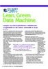 Lean, Green Data Machine