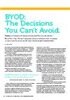 BYOD: The Decisions You Can’t Avoid