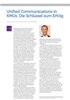 Unified Communications in KMUs: Die Schlüssel zum Erfolg