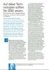 Auf diese Technologien sollten Sie 2010 setzen