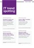 IT trend spotting