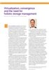 Virtualization, convergence and the need for holistic storage management