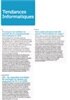 Tendances Informatiques