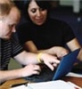Couple With Laptop