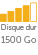 Disque dur 1500 Go