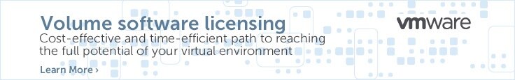 Learn more about VMware volume software licensing 