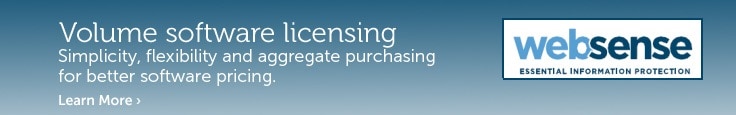 Learn more about Websense volume software licensing 