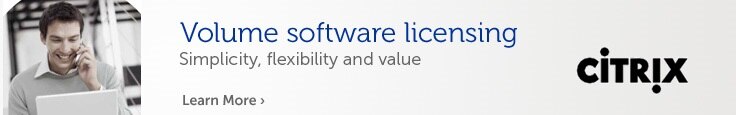 Learn more about Citrix volume software licensing 