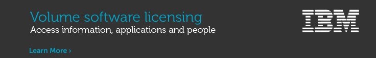 Learn more about IBM volume software licensing 