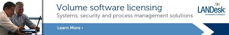 Learn more about LANdesk volume software licensing 