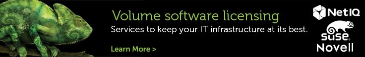 Learn more about Novell volume software licensing 