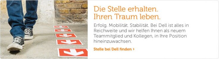 Die Stelle erhalten. Ihren Traum leben.