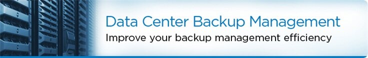Dell Data Center Backup Management assist you with reporting to help refine SLA requirements and provide monitoring.