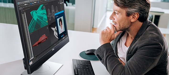 Dell P2418HZ Monitor – Collaborate in stunning clarity Dell P2418HZ Monitor – Collaborate in stunning clarity