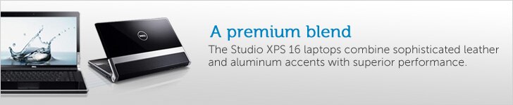 Dell Studio XPS 13/16 laptops