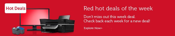 Dell monitors, printers  and projectors promotion
