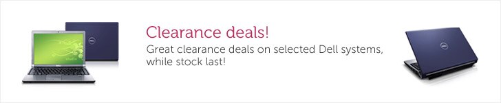 Great Deals on Dell laptop and desktop computers
