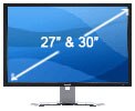 Dell 27 inch & 30 inch monitors