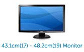 43.1cm (17) - 48.2cm (19) Monitor