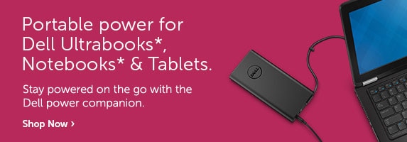 Portable power for Dell Ultrabooks, Notebooks & Tablets.