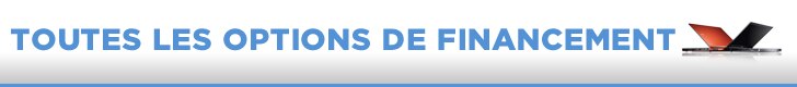 Toutes les options de financement