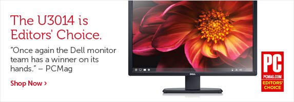 U3014 Monitor PCMag Editors' Choice Award