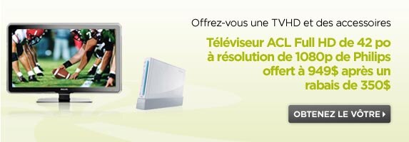Offrez-vous une TVHD et des accessoires