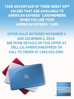 Take advantage of these great gift values that are available to American Express card members when use your American Express card.