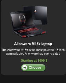 Alienware Area-51 m15x Laptop