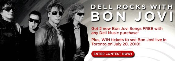 Dell rocks with Bon Jovi