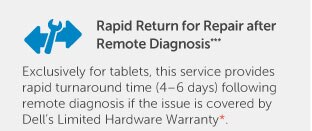 Rapid Return for Repair after Remote Diagnosis***
