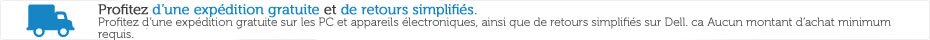 Profitez d'une expédition gratuite et de retours simplifiés Profitez d'une expédition gratuite et de retours simplifiés