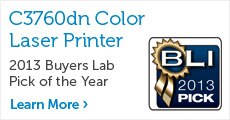 C3760dn Printer Buyers Lab Award