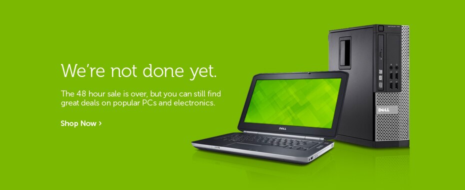 We're not done yet.