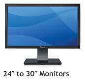 24-inch to 30-inch Monitors