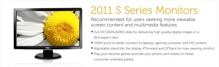 2011 S Series Monitors