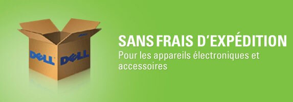 Aucuns frais d'expédition sur les électroniques Dell, TV, imprimantes, moniteurs et appareils photo numériques 