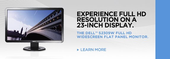 DELLT S2309W Full HD Widescreen flat Panel Monitor