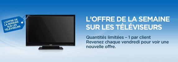 L'offre de la semaine sur les téléviseurs