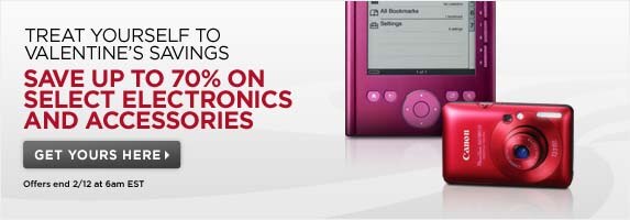 Treat yourself to valentine's savings