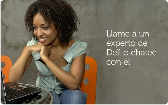 Llame a un experto de Dell o chatee con él