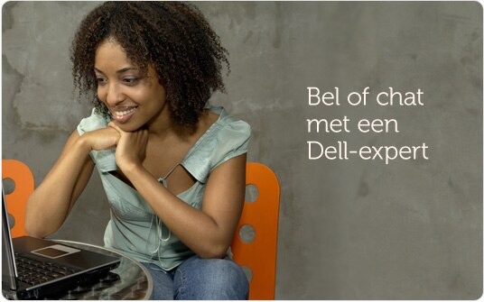 Bel of chat met een Dell-expert