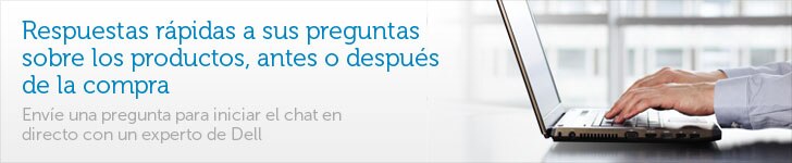 Envio una pregunta para iniciar el chat en directo con un experto de Dell