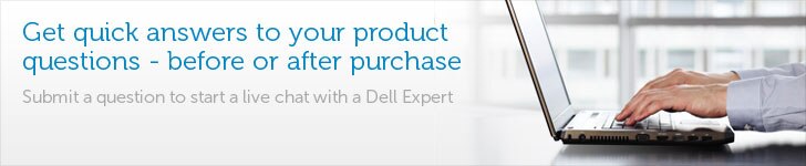 Submit a question to start a live chat with a Dell expert