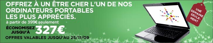 Les bonnes affaires Dell - ordinateurs portables à prix discount