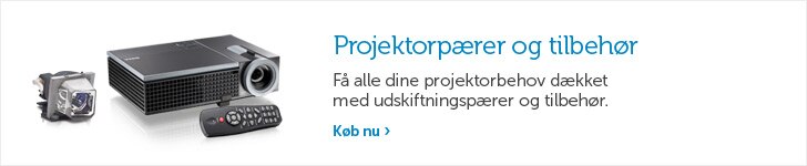 Projektorpærer og tilbehør