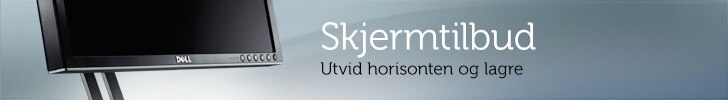 Tilbud på skjermer
