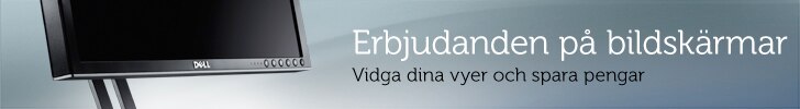 Erbjudanden på bildskärmar