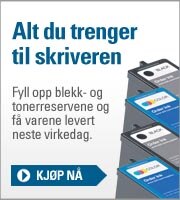 Blekk, toner og papir