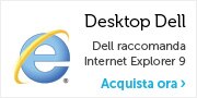 Dell raccomanda Internet Explorer 9